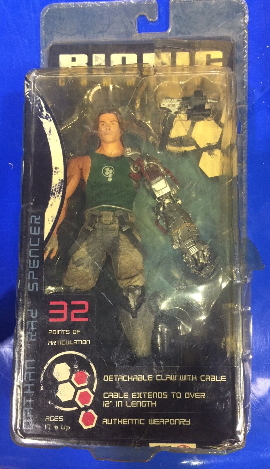 NATHAN RAD SPENCER Action Figure New Bionic Commando -  7" NECA Figurine