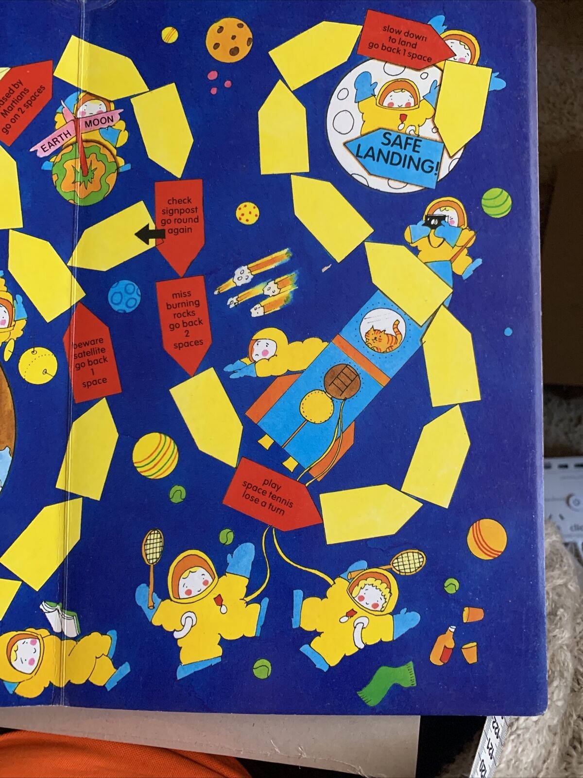BOOK OF BOARD GAMES Book ONLY Rod Campbell's  1984 Vintage Sticker Marks