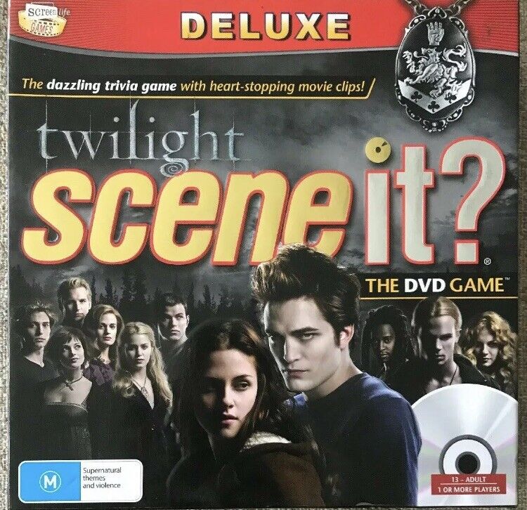 TWILIGHT Scene it? The DVD Game DELUXE Edition Complete NEW Unsealed Board Game