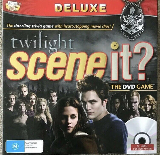 TWILIGHT Scene it? The DVD Game DELUXE Edition Complete NEW Unsealed Board Game