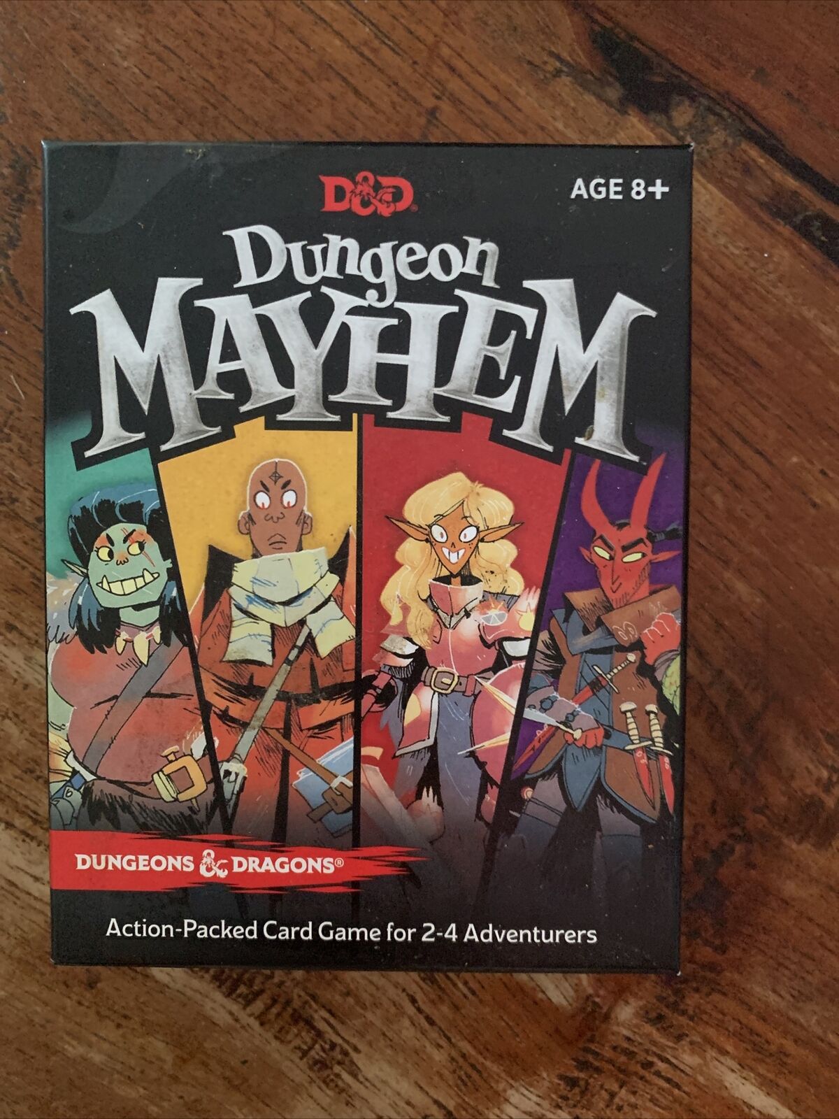 Board Game DUNGEON MAYHEM Dungeons & Dragons Card 2 4 Player 120 Cards 2018 New