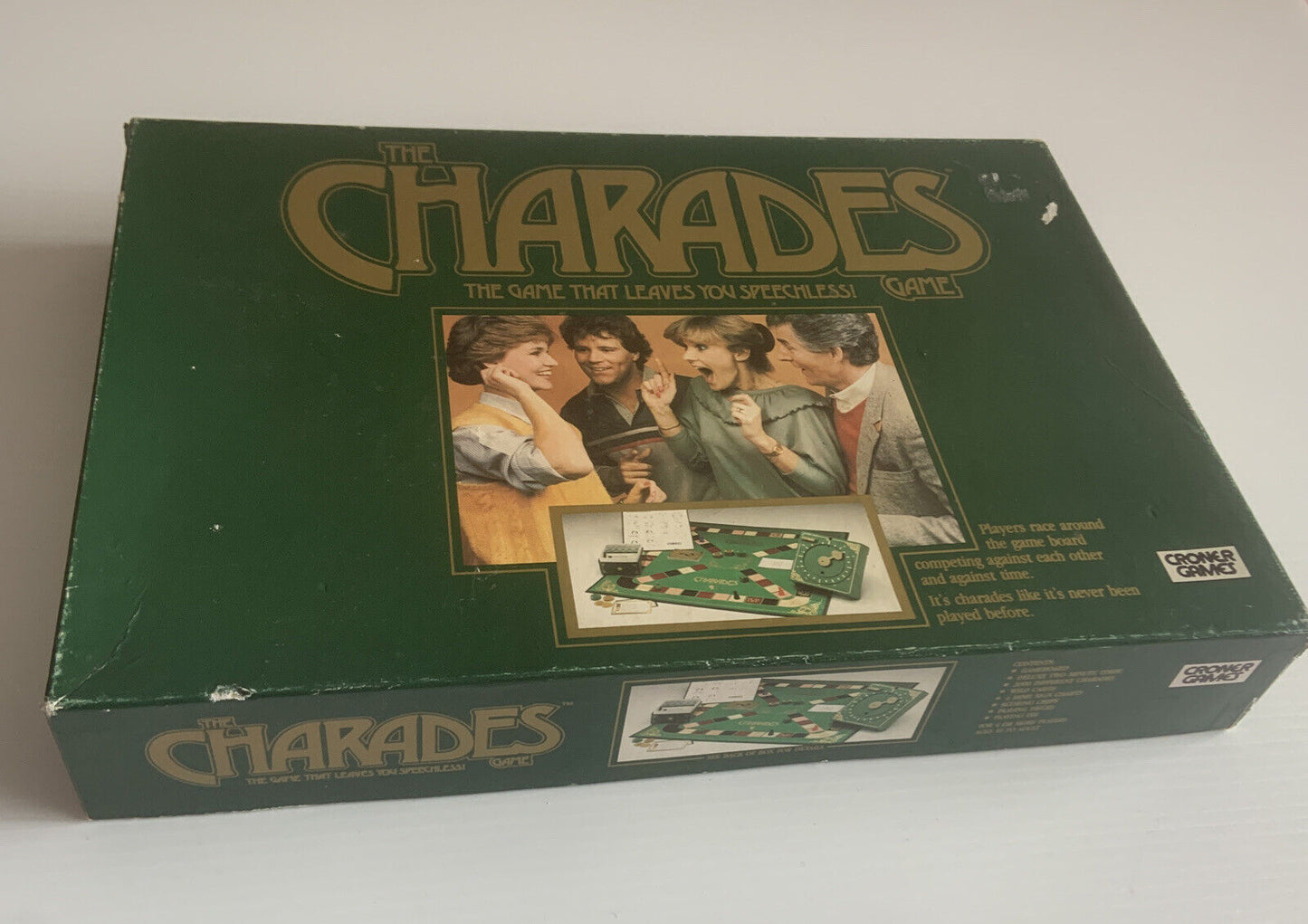 Board Game THE CHARADE GAME By Croner Games 1984 Vintage Complete Foxing Party