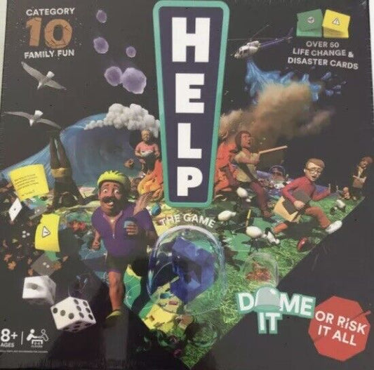 HELP! The Game Category 10 Family Fun Dome It 8+ NRMA Aussie NEW Board Game
