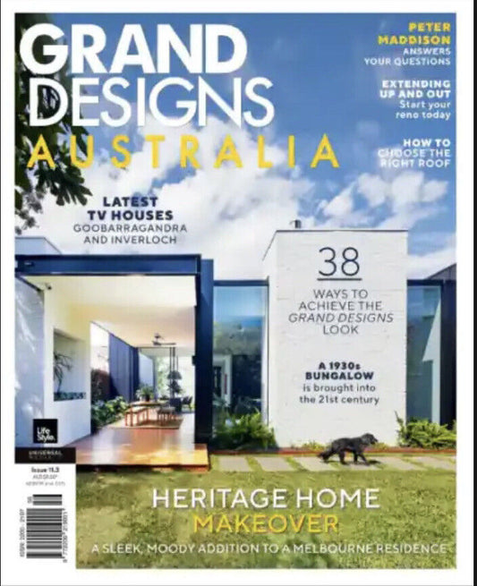 Magazine GRAND DESIGNS Australia Issue 11.3 Heritage Home Makeover Lifestyle
