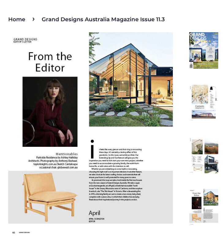 Magazine GRAND DESIGNS Australia Issue 11.3 Heritage Home Makeover Lifestyle