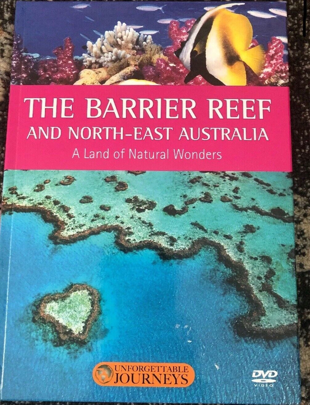 HC The Barrier Reef & North East Australia Land Of Natural Wonders BOOK + DVD