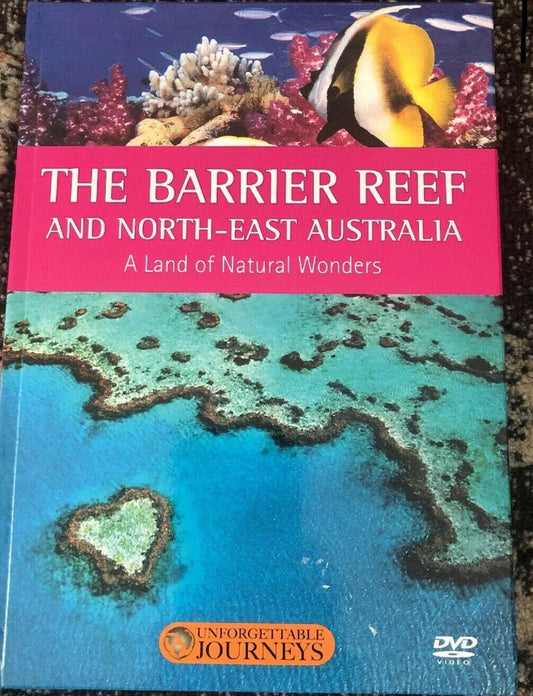 HC The Barrier Reef & North East Australia Land Of Natural Wonders BOOK + DVD