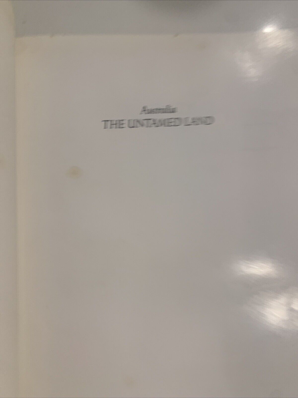 HC AUSTRALIA THE UNTAMED LAND Photographs Richard Woldendorp Coffee Table Book