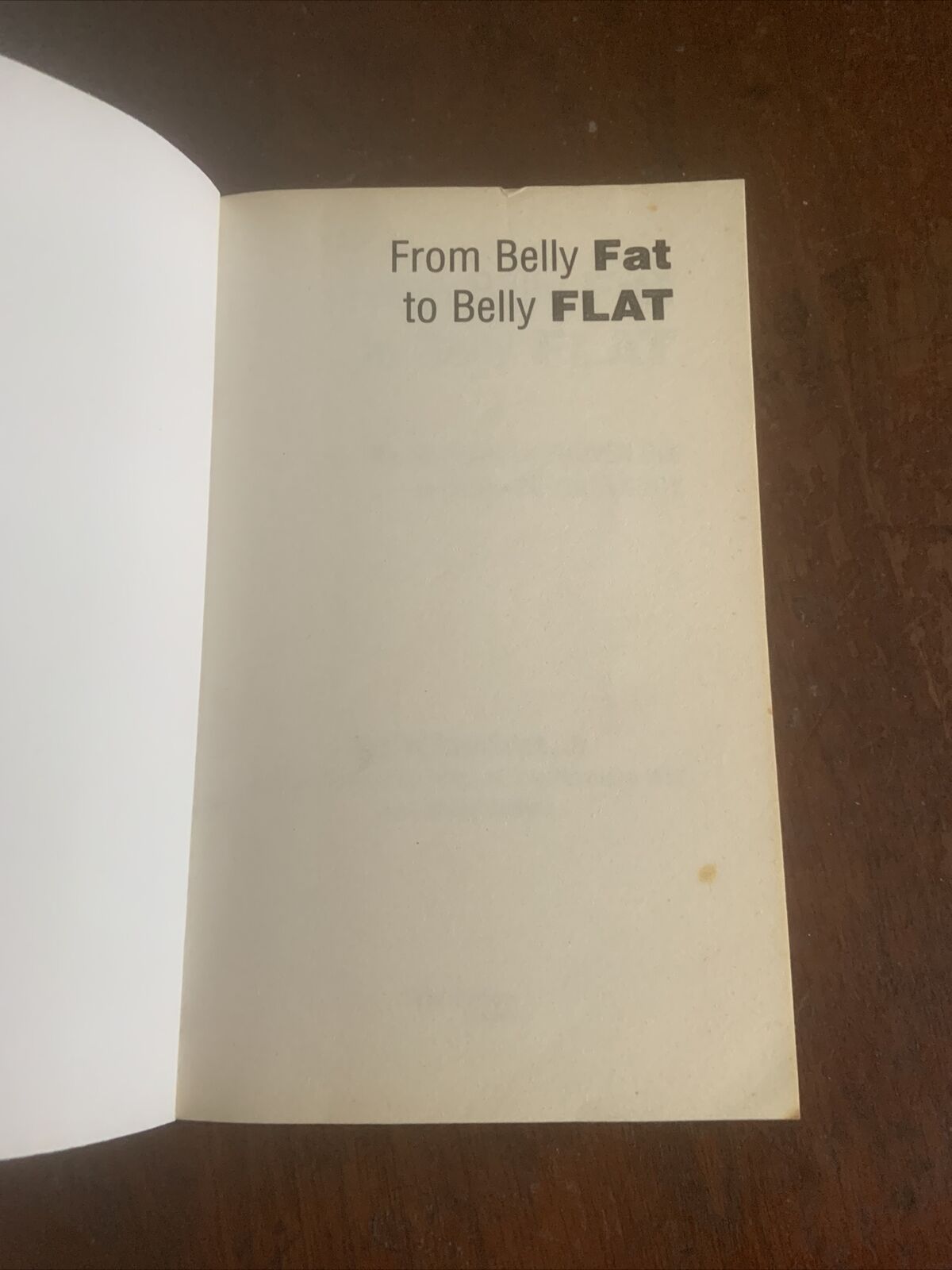FROM BELLY FAT TO BELLY FLAT Medically Proven Diet to Reshape Your Body Randolph