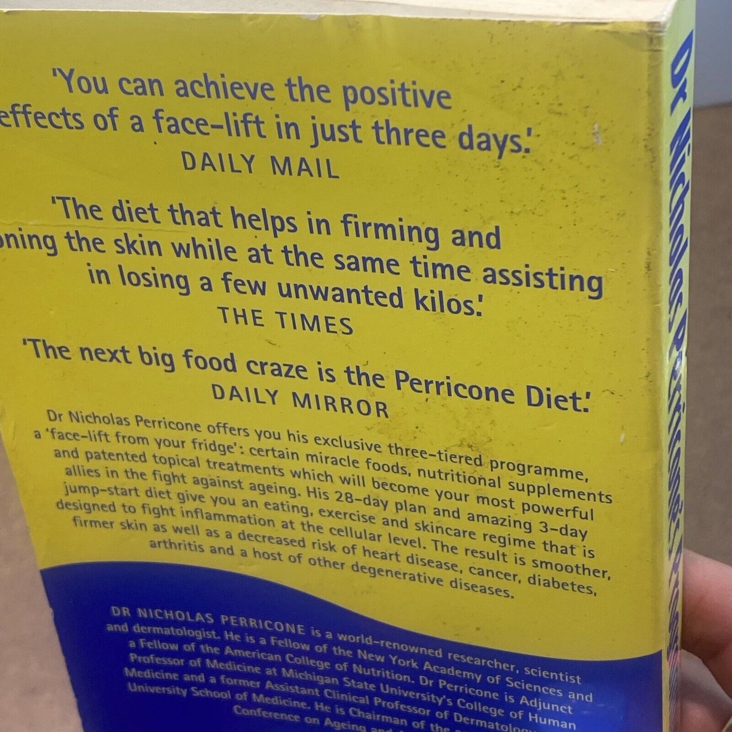 PB Dr Nicholas Perricone's Programme Grow Young Get Slim in Days 2004 Cult Diet