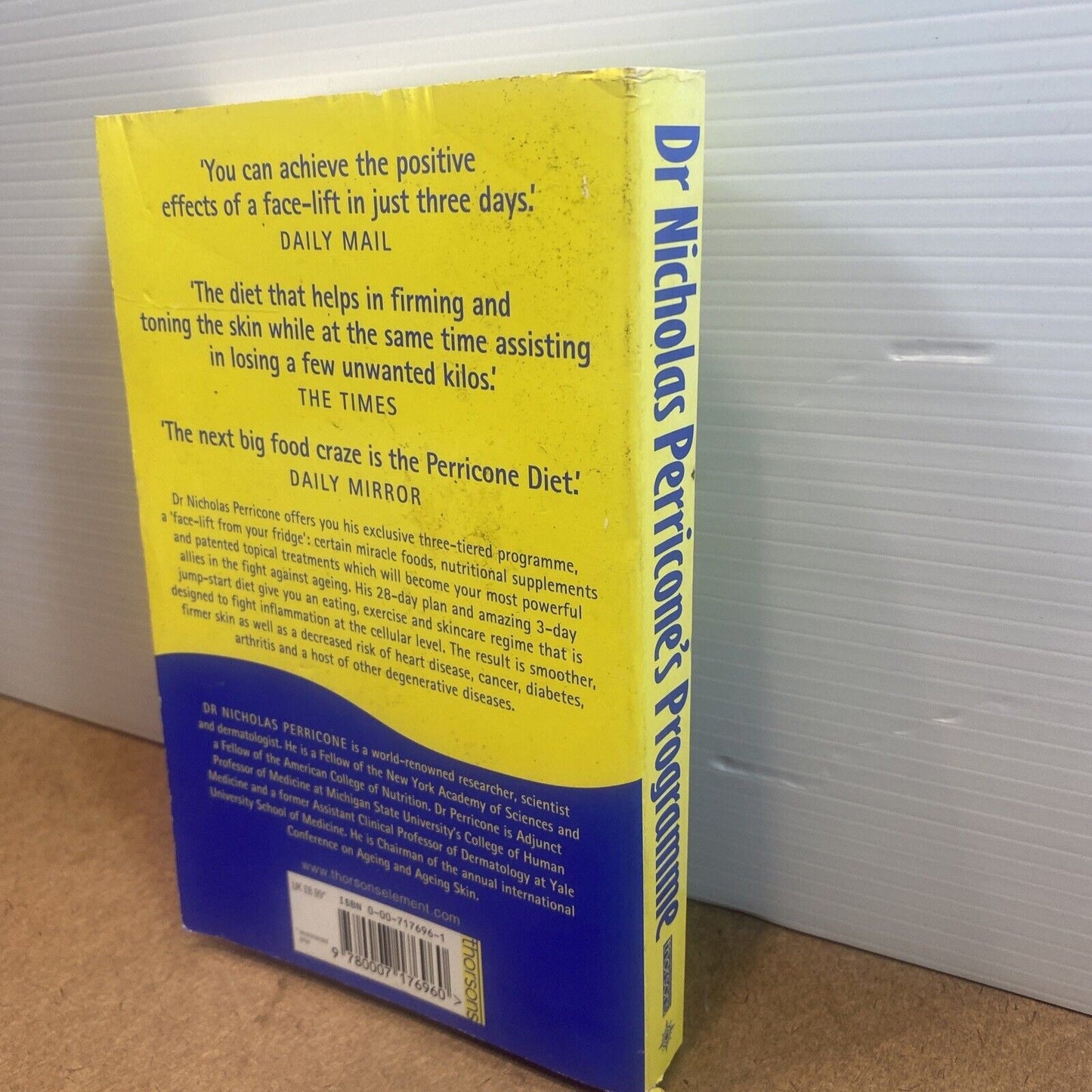 PB Dr Nicholas Perricone's Programme Grow Young Get Slim in Days 2004 Cult Diet
