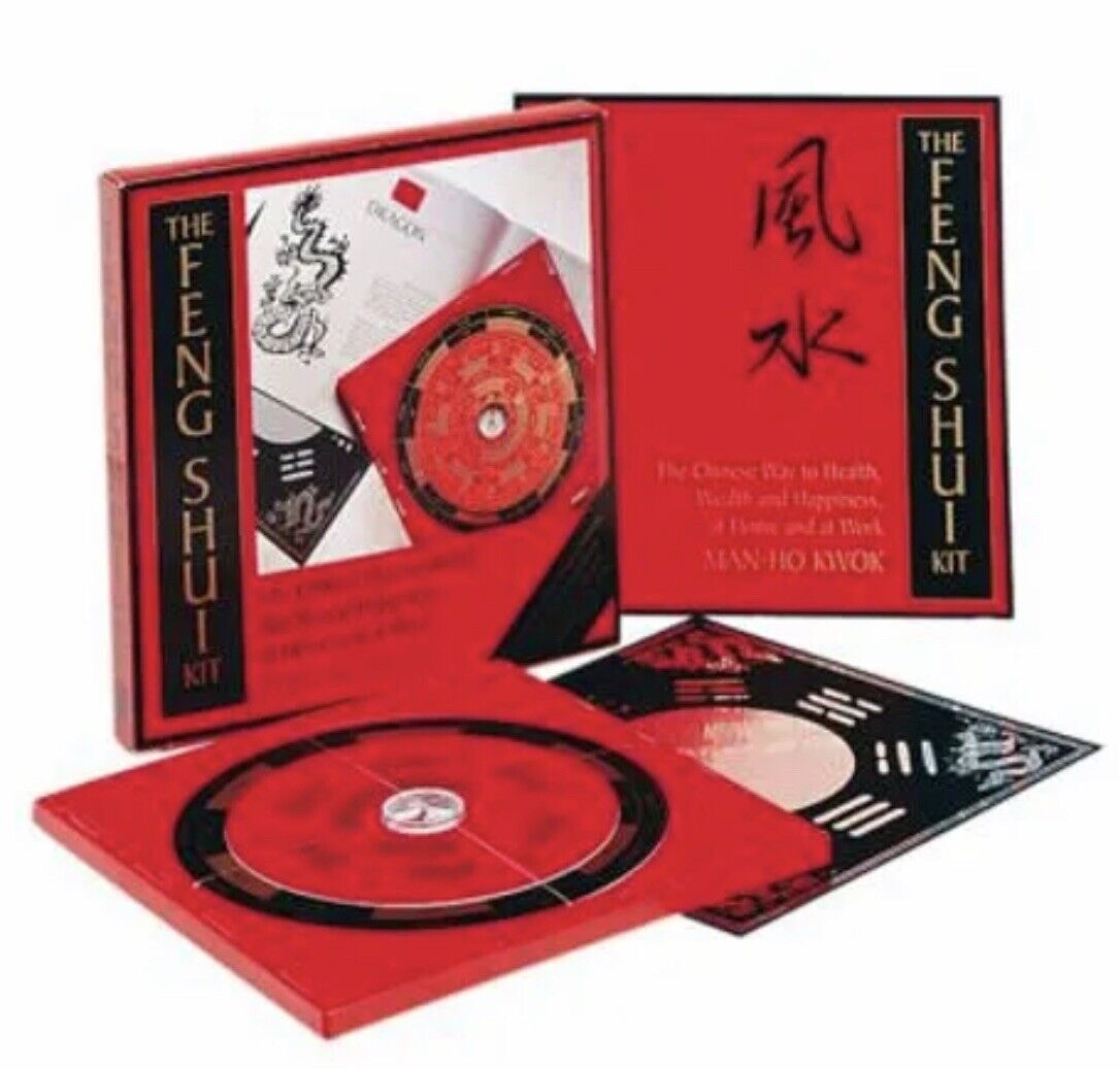 THE FENG SHUI KIT The Chinese Way to Health Wealth & Happiness Man Ho Kwok Boxed