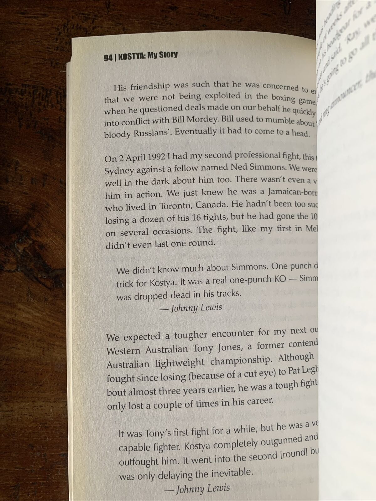 PB KOSTYA My Story by Kostya Tszyu Updated Edition w Malcolm Andrews Memoir 2005