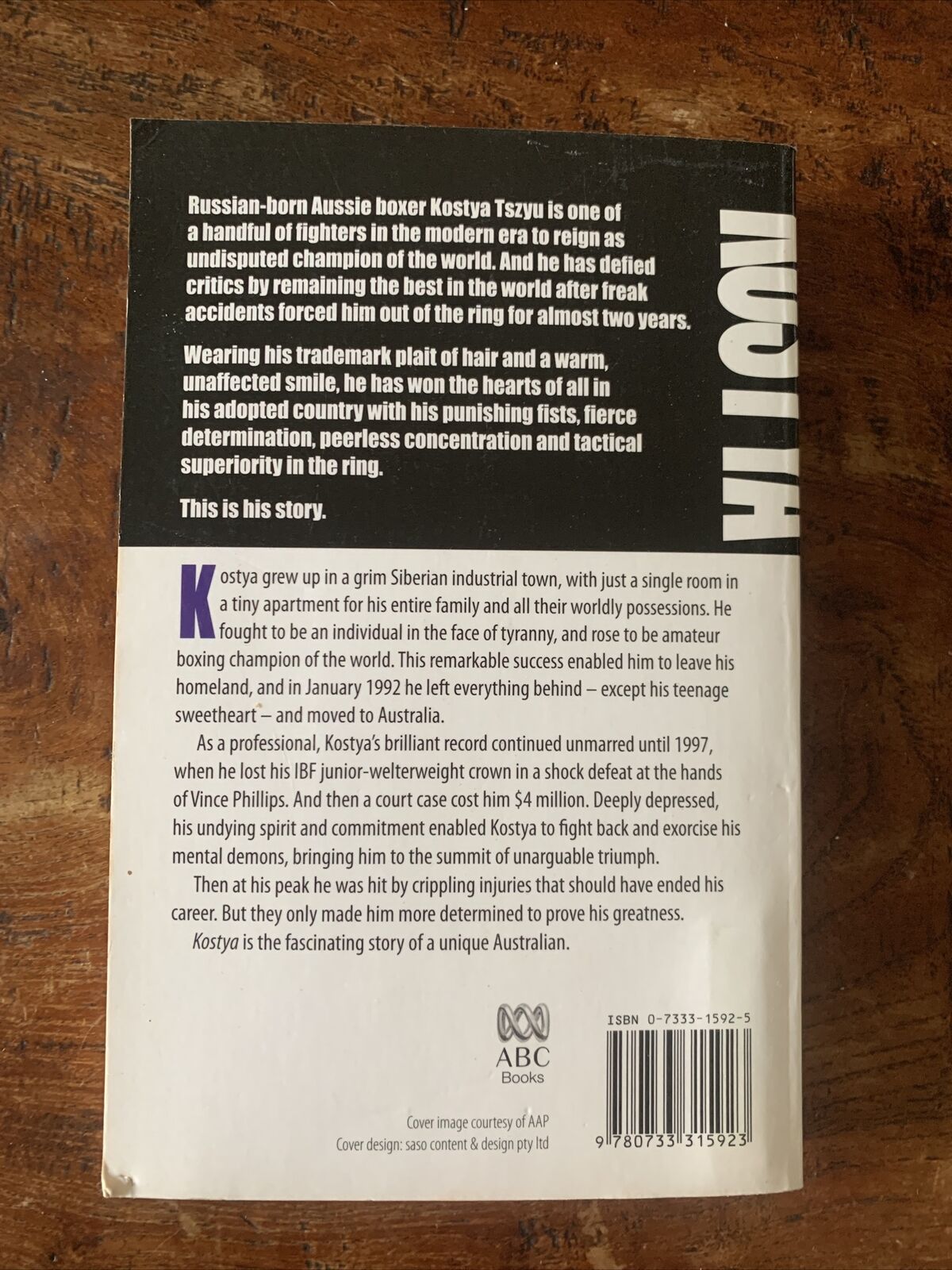 PB KOSTYA My Story by Kostya Tszyu Updated Edition w Malcolm Andrews Memoir 2005