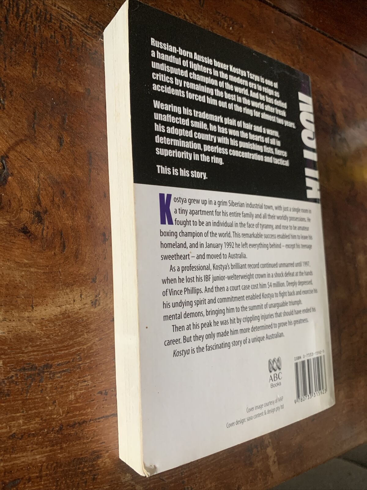 PB KOSTYA My Story by Kostya Tszyu Updated Edition w Malcolm Andrews Memoir 2005