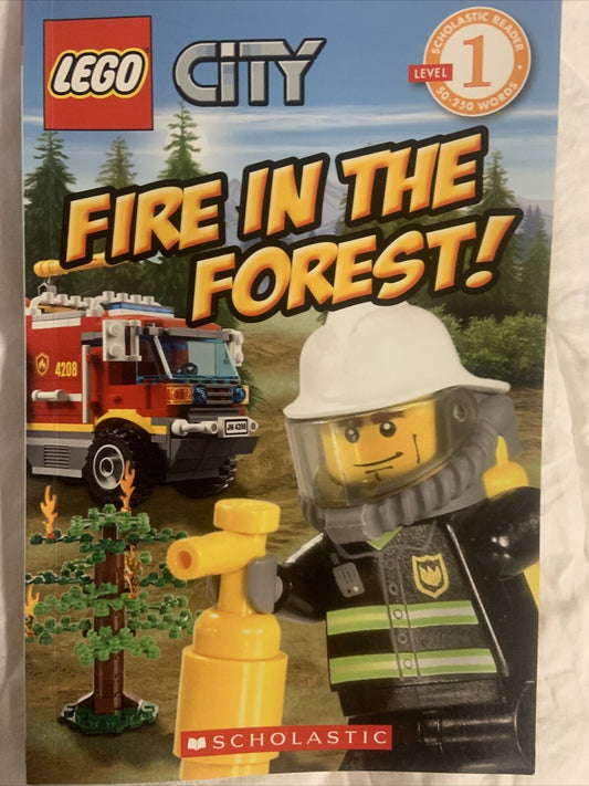 LEGO CITY Fire in the Forest! by Samantha Brooke PB Book Level 1 Childrens