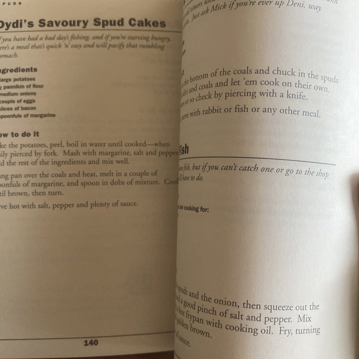 Cookbook RABBIT ON A SHOVEL Aussies Cooking Around the Campfire Herb Lummis 1993