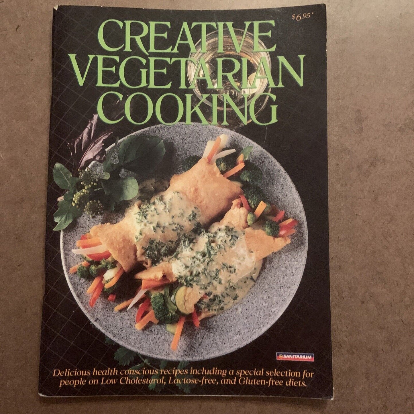 CREATIVE VEGETARIAN Sanitarium Cooking Low Cholesterol Lactose Gluten Free PB