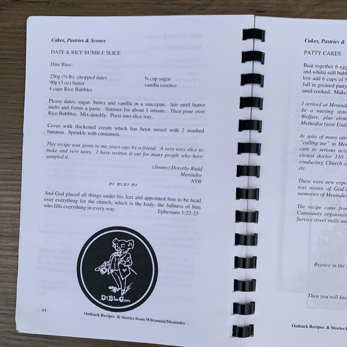 BCA Outback Recipes & Stories Cooking in Camp by Brian & Beverley Bell Australia