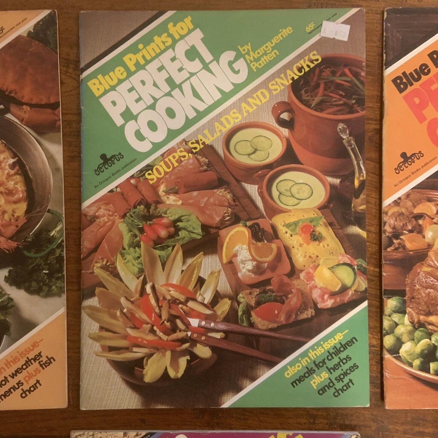 Marguerite Patten BLUE PRINTS FOR PERFECT COOKING Issues 2 6 9 & International