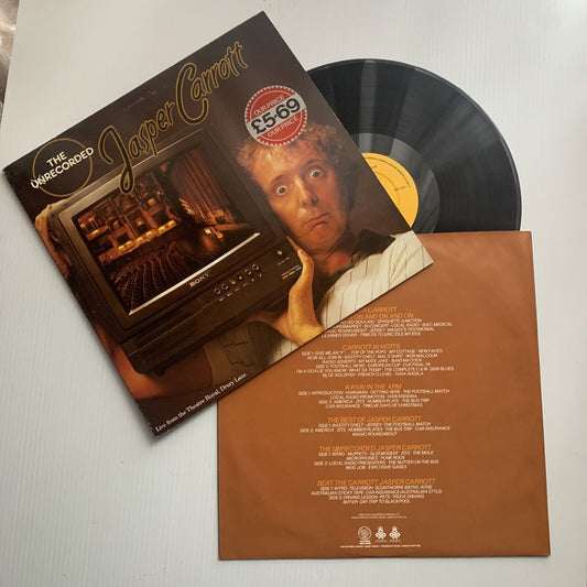The UnRecorded JASPER CARROTT Music Record Live from Drury Lane England 1979