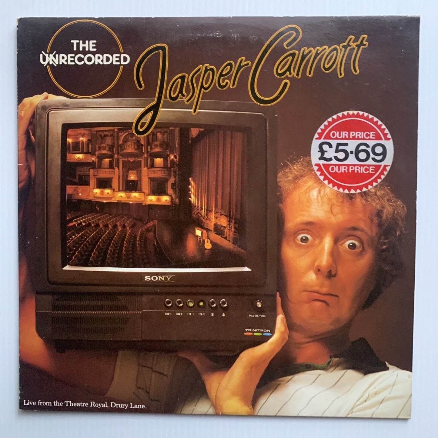 The UnRecorded JASPER CARROTT Music Record Live from Drury Lane England 1979
