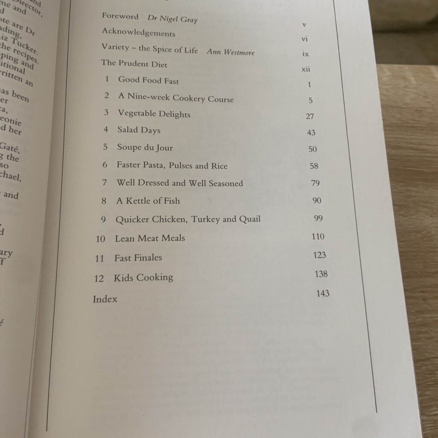 Cookbook Gabriel Gates GOOD FOOD FAST Pictorial PB Book Celebrity Recipes 1991