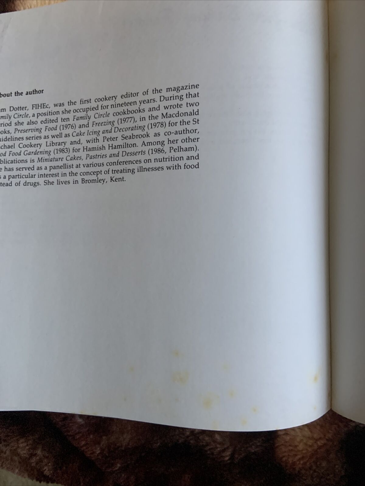 Cookbook ONE FOR ALL Favourite Dishes Adapted For Special Diets Pam Dotter PB