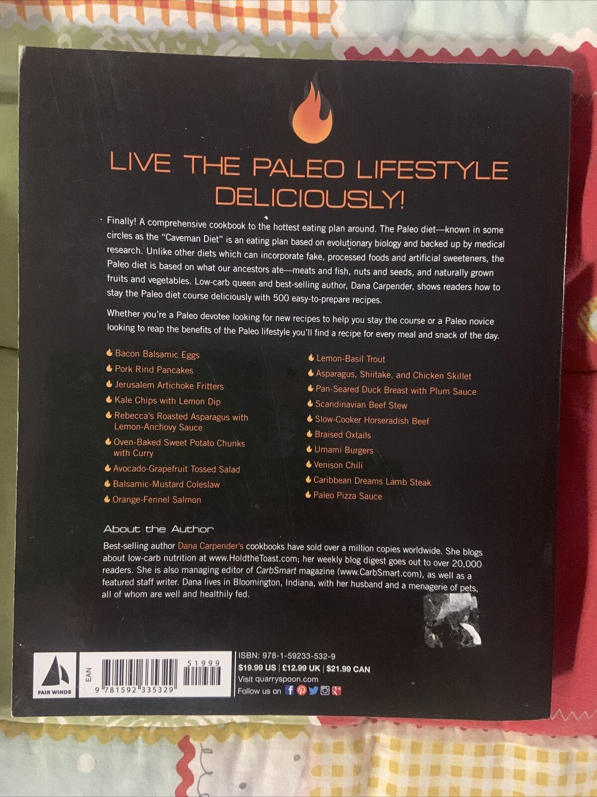 Cookbook 500 PALEO RECIPES Hundreds of Delicious Recipes Dana Carpender 2012 PB