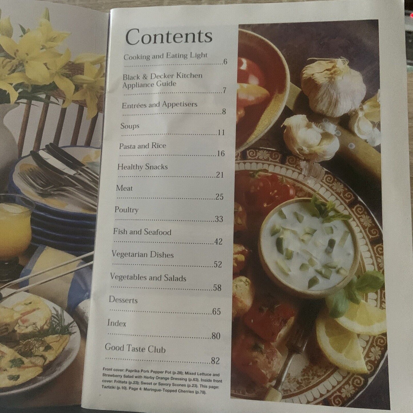 Cookbook COOKING DELIGHT SLIMMING and BLACK & DECKER  Recipes 1995 PB