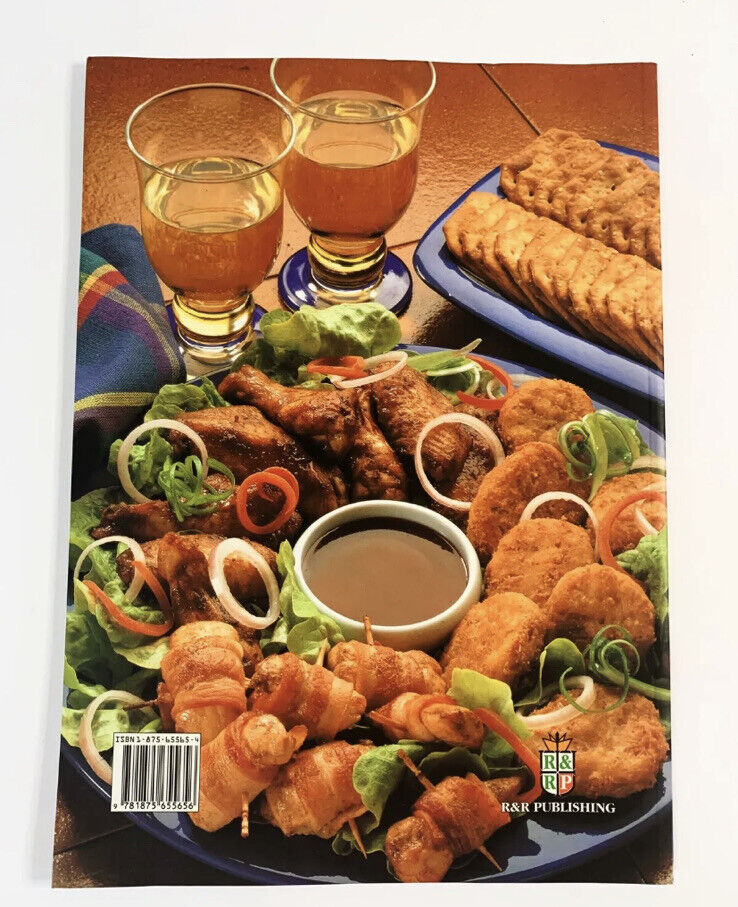 Cookbook FiNGER FOODS Fresh Food Cooking For Recipes PB 1996 Retro Vintage New