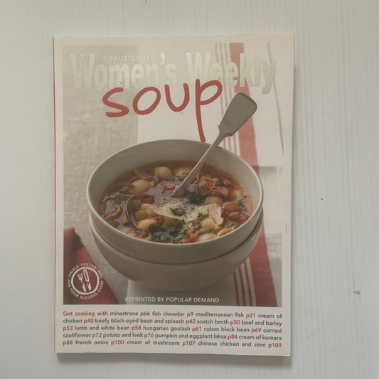 Cookbook SOUP Australian Womens Weekly AWW Cookbook Slow Cooking 2009 Lg PB