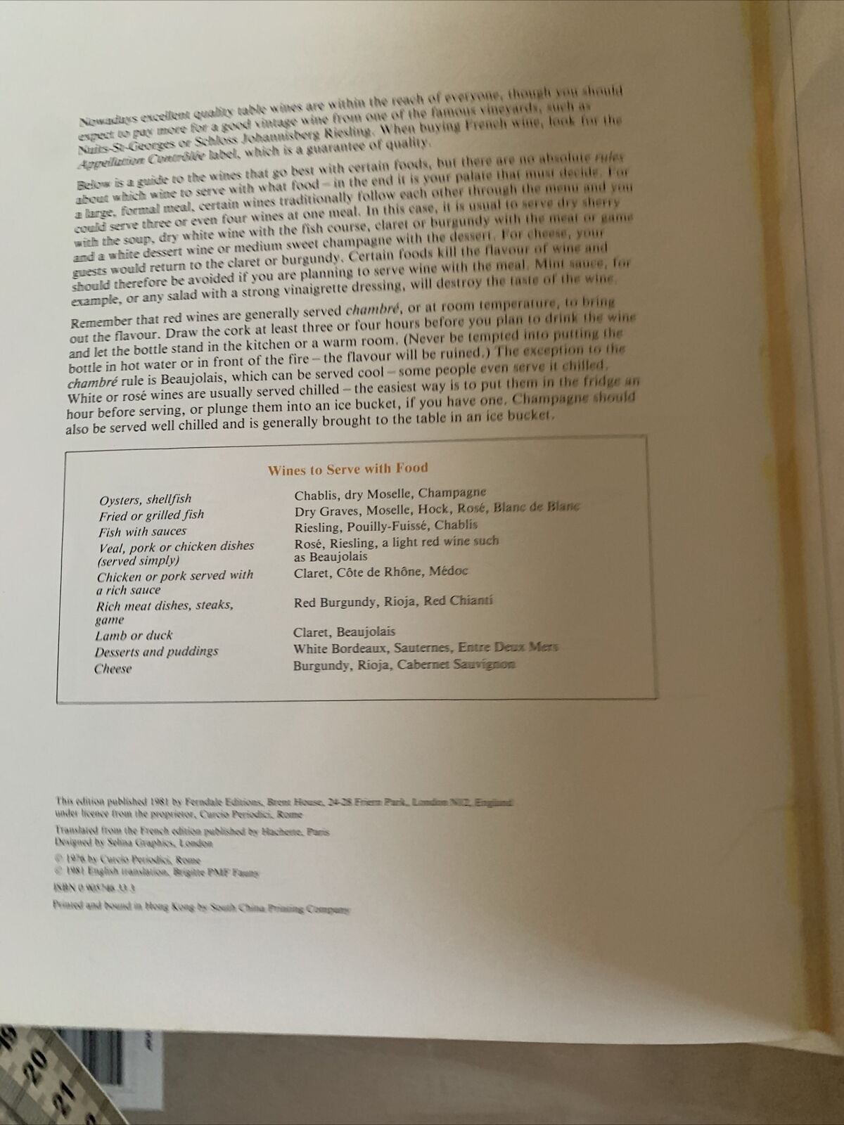 Cookbook CLASSIC FRENCH KITCHEN 4  Tempting Ways With Poultry & Game PB 1981