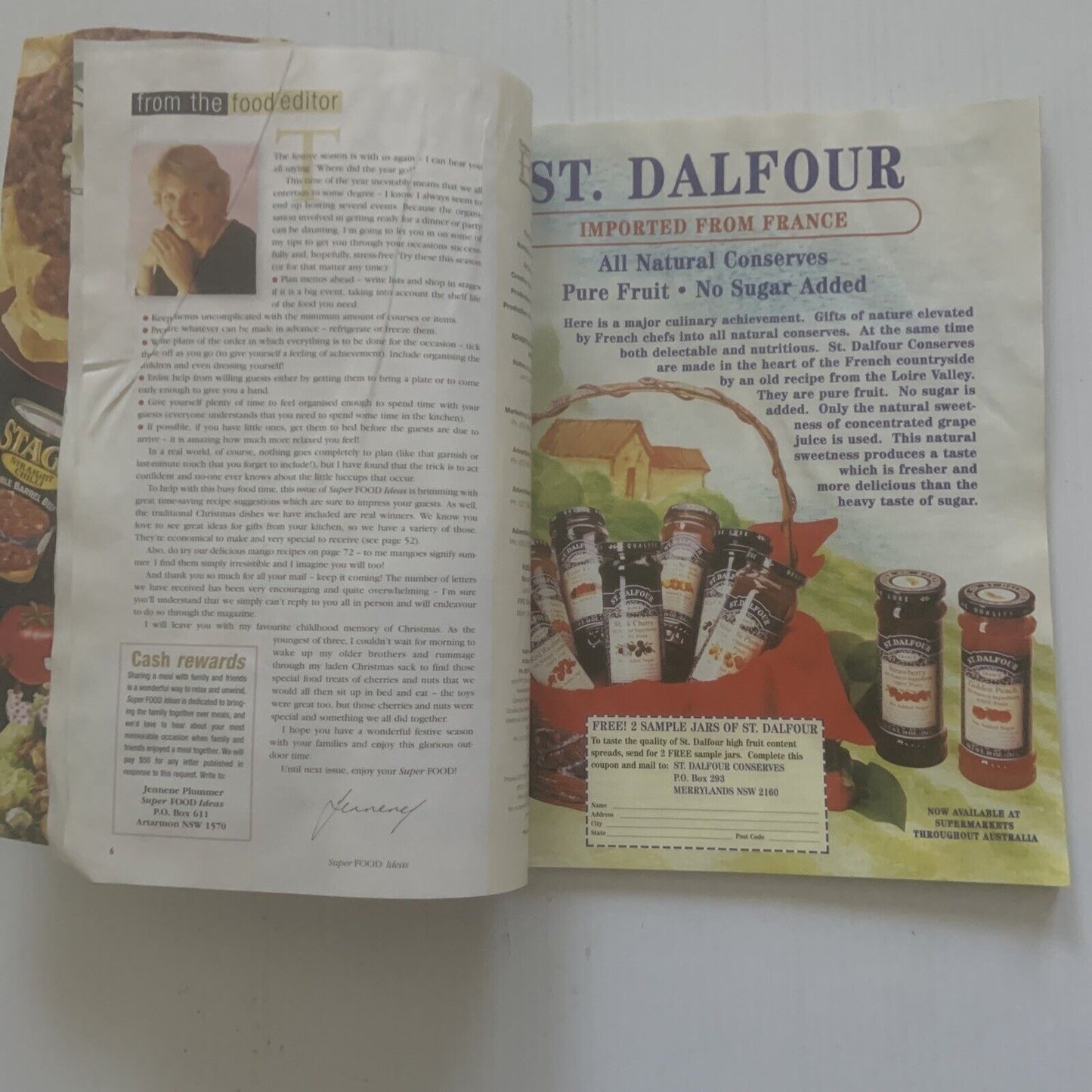 Cookbook SUPER FOODS IDEAS Magazine Issue 3 Dec/Jan 2003 Classic Recipes PB