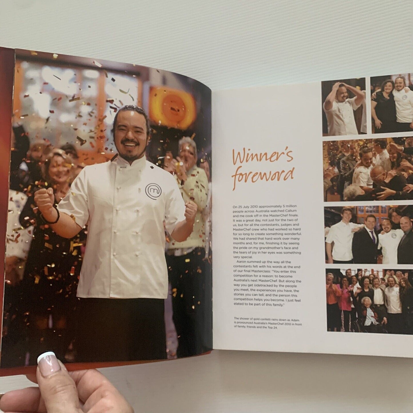Cookbook MASTERCHEF Australia 2010 Volume Two 2 PB Recipes TV Cooking Series