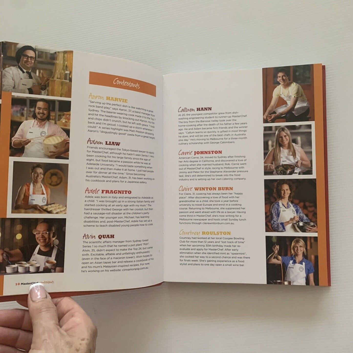 Cookbook MASTERCHEF Australia 2010 Volume Two 2 PB Recipes TV Cooking Series