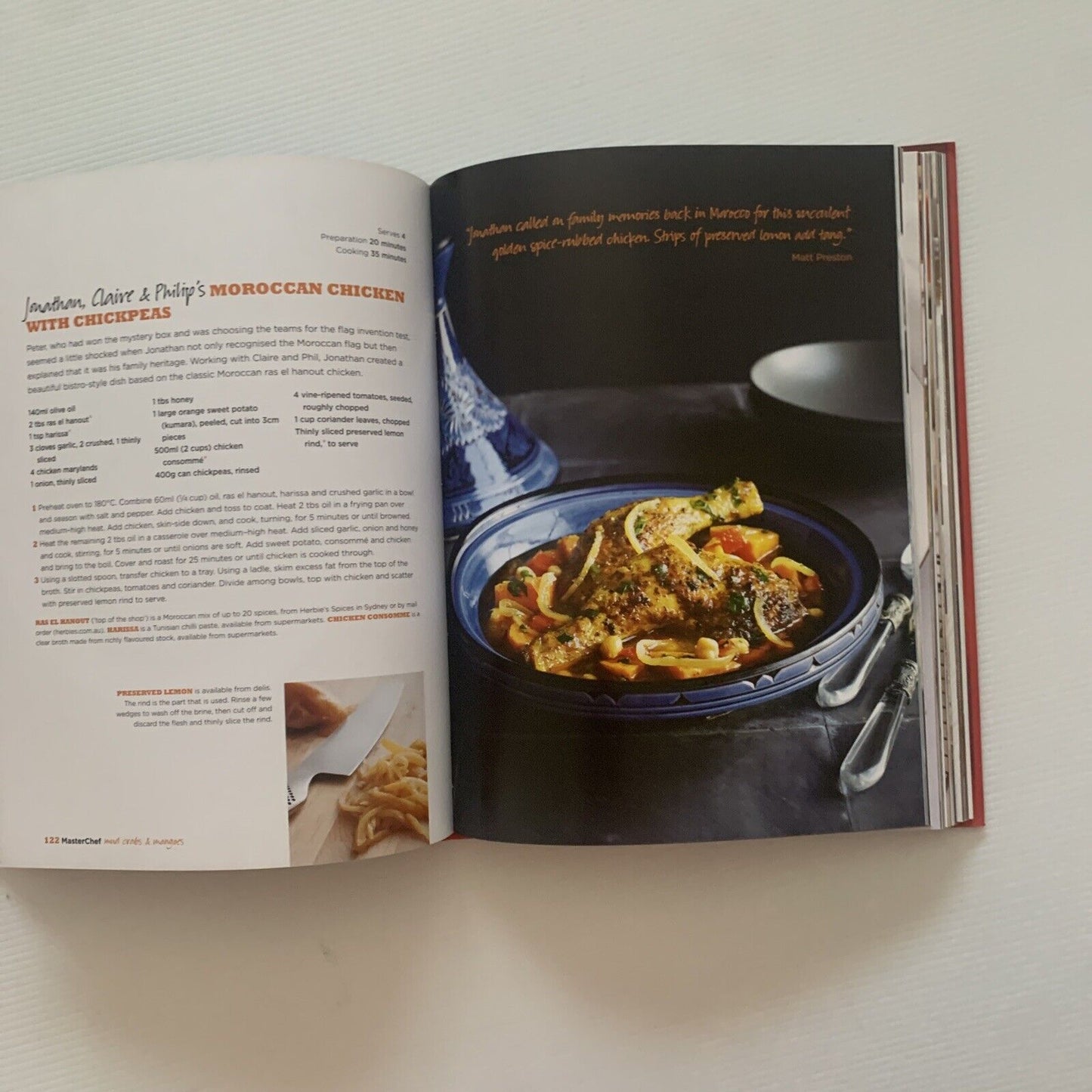 Cookbook MASTERCHEF Australia 2010 Volume Two 2 PB Recipes TV Cooking Series