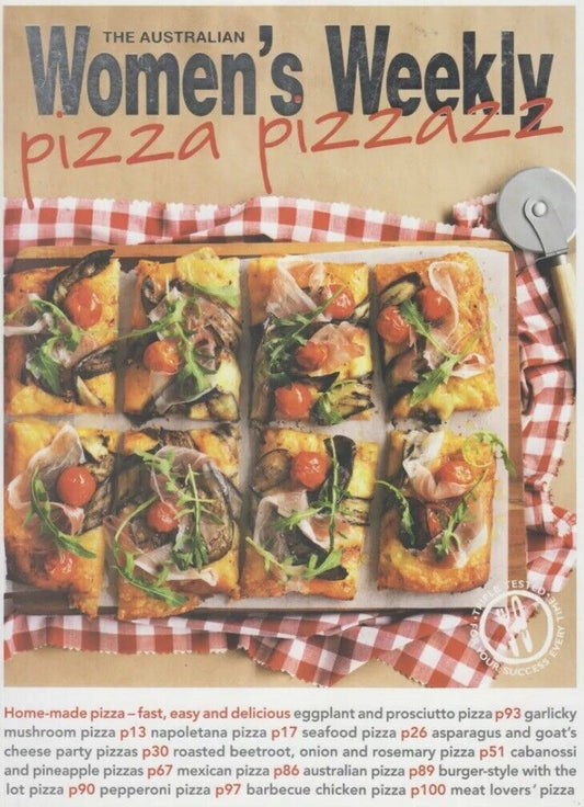 Cookbook PIZZA PIZZAZZ The Australian Womens Weekly Large PB Book Recipes New