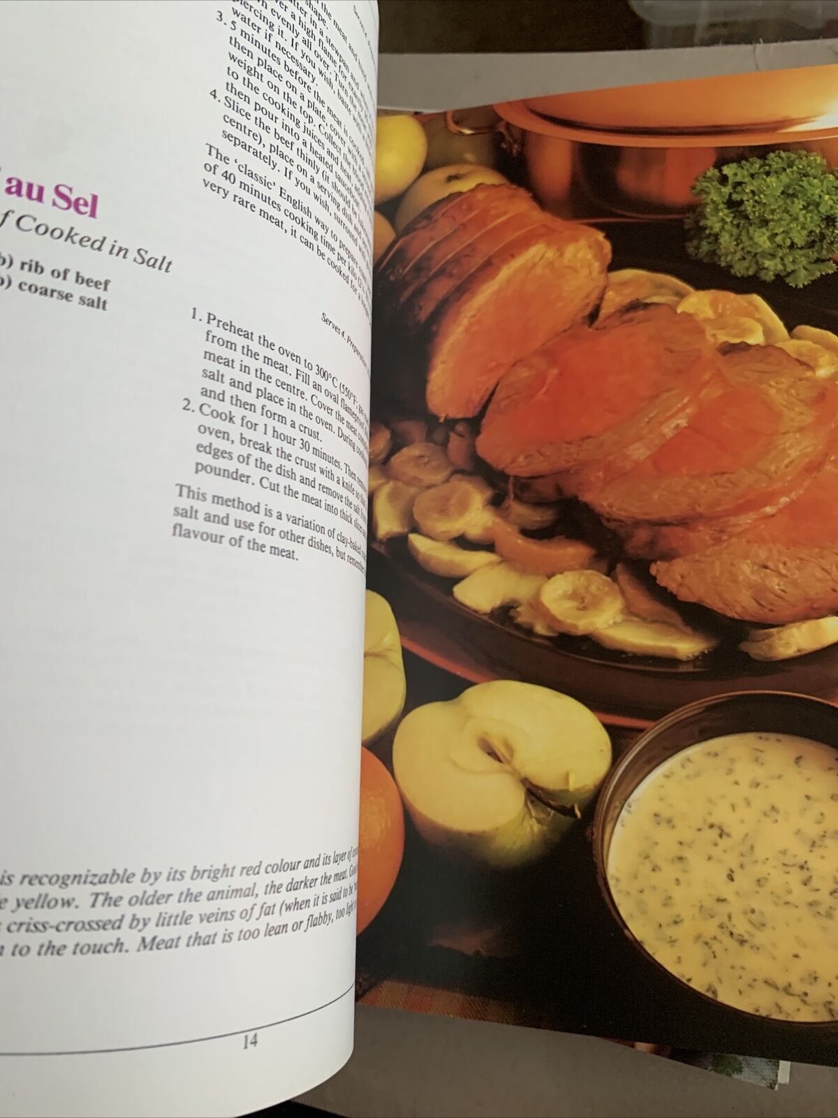 Cookbook CLASSIC FRENCH KITCHEN 3 100 Ways With Beef PB 1981 Recipes