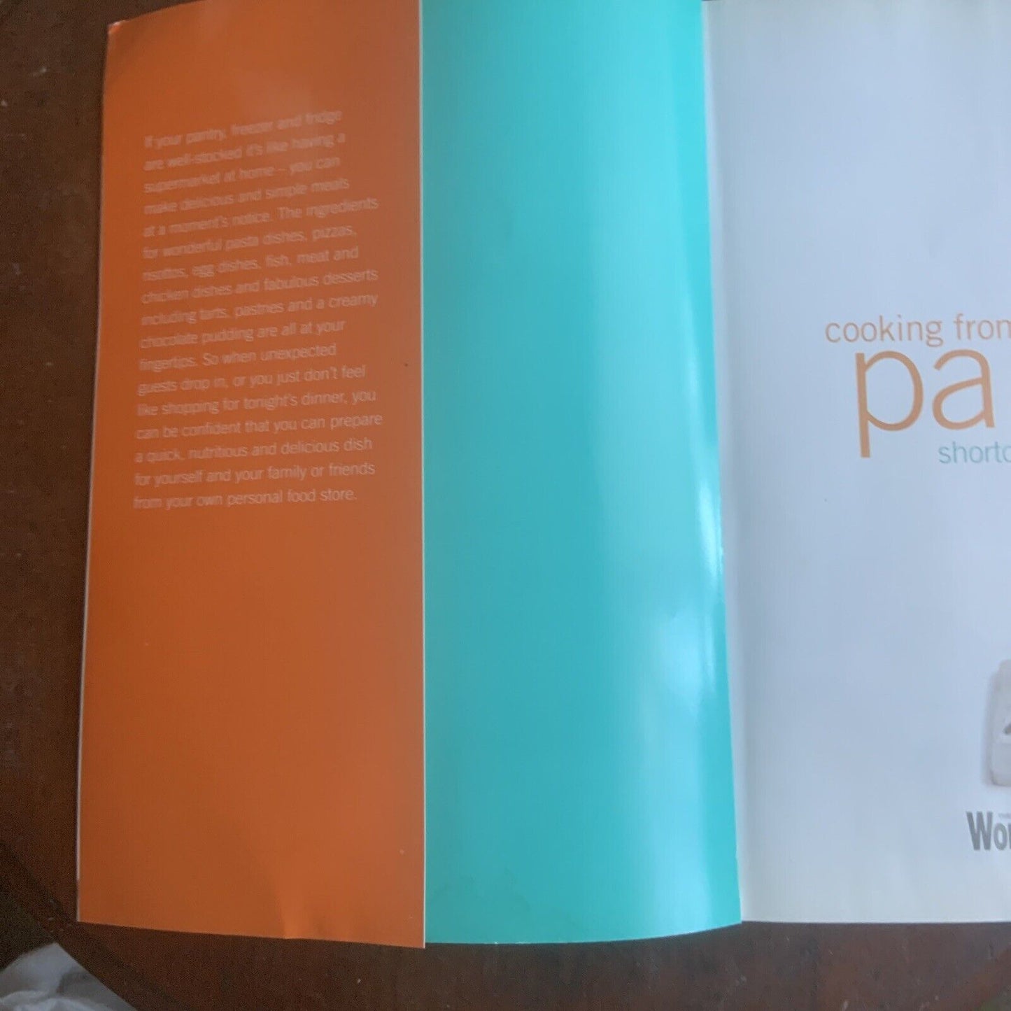 Cookbook COOKING FROM  THE PANTRY The Australian Women's Weekly PB 2008 Defect