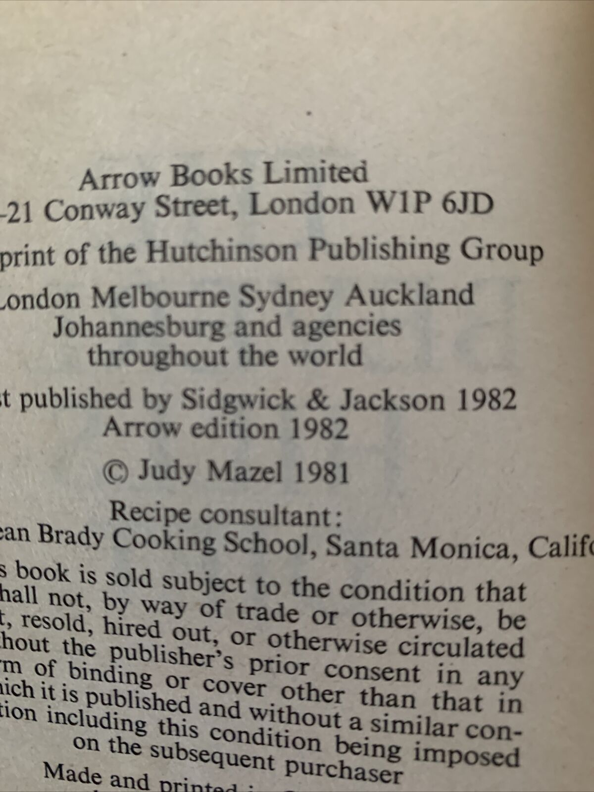 PB 1982 BEVERLY HILLS DIET Judy Mazel Recipes Food Celebrity Weight Loss Vintage