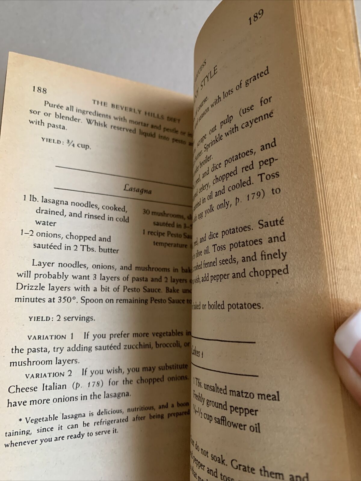 PB 1982 BEVERLY HILLS DIET Judy Mazel Recipes Food Celebrity Weight Loss Vintage