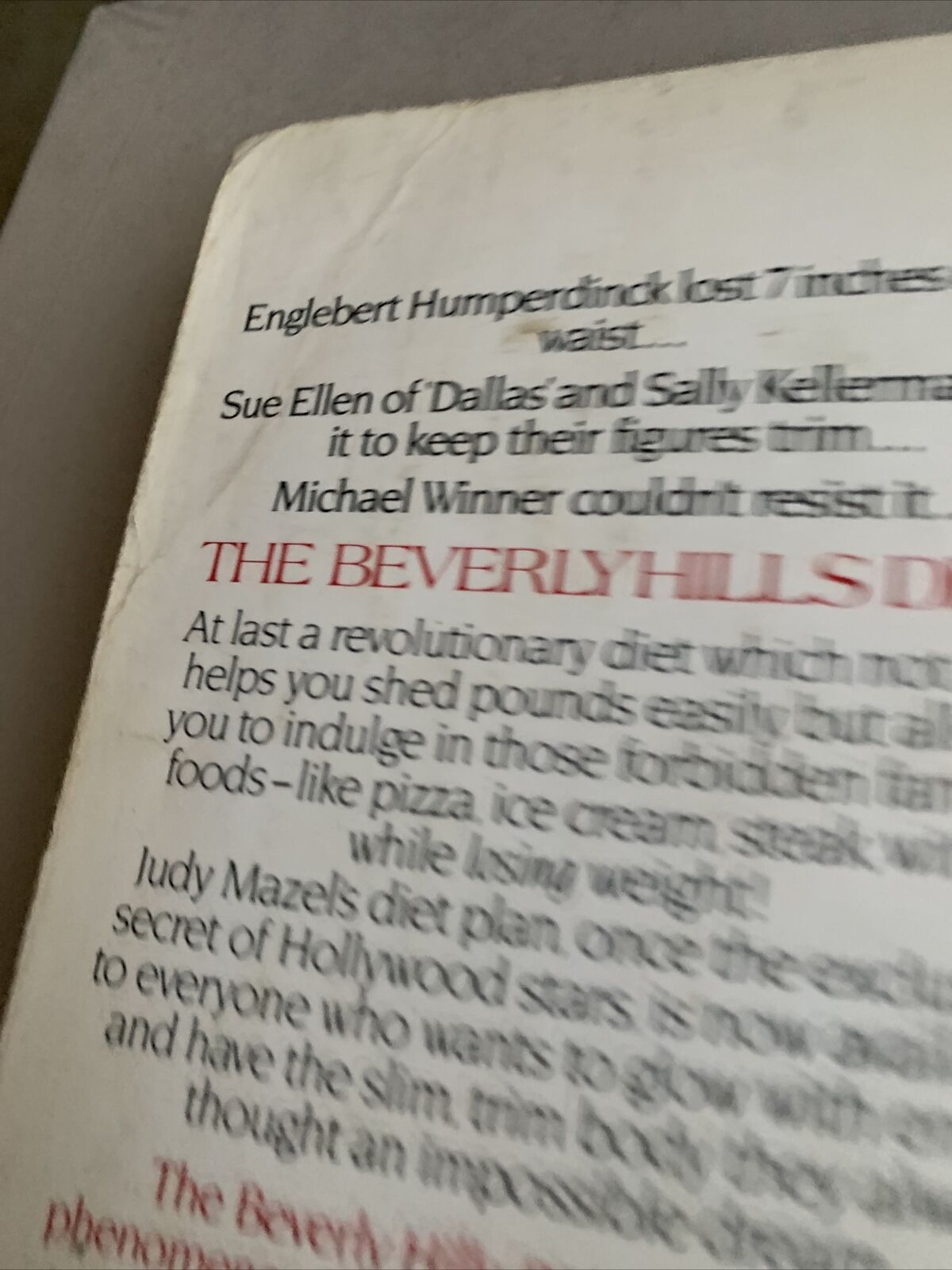 PB 1982 BEVERLY HILLS DIET Judy Mazel Recipes Food Celebrity Weight Loss Vintage
