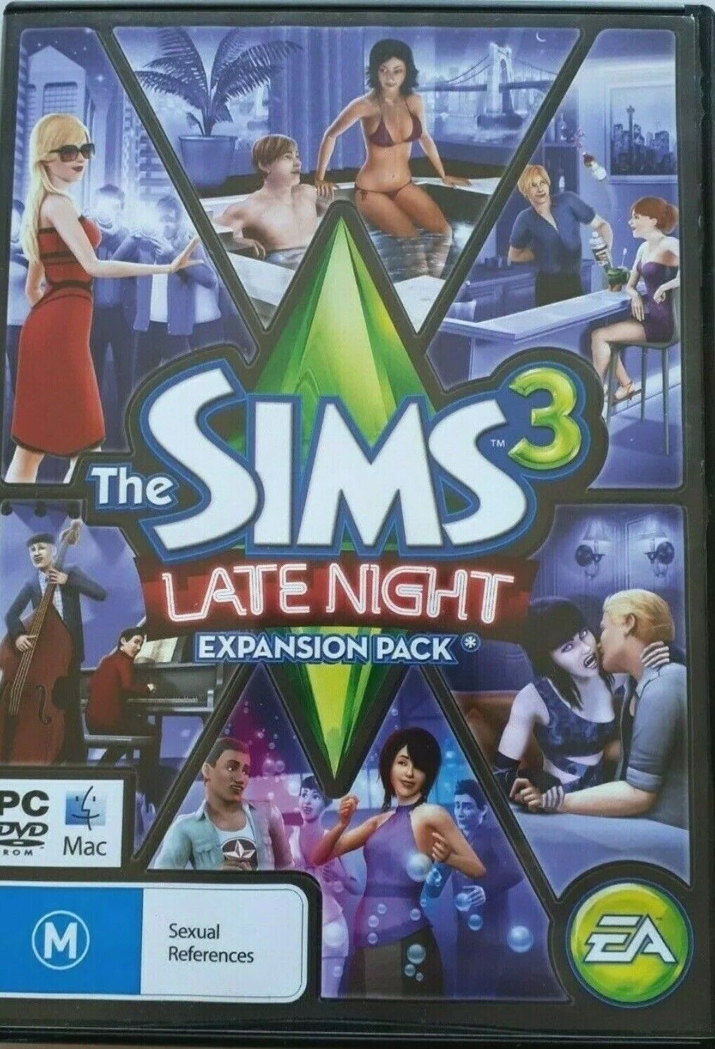 PC DVD Game THE SIMS 3 Late Night Expansion Pack Mac