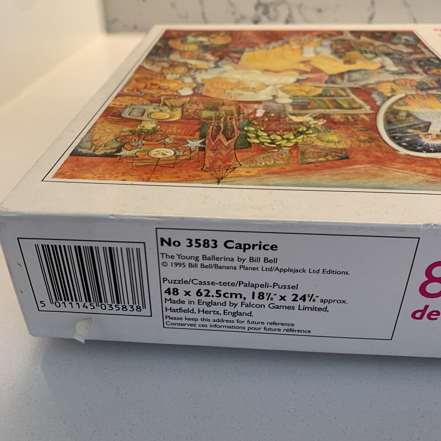 Jigsaw Puzzle FALCON DE LUXE 850 PC Young BALLERINA Bill Bell Sealed Pieces New
