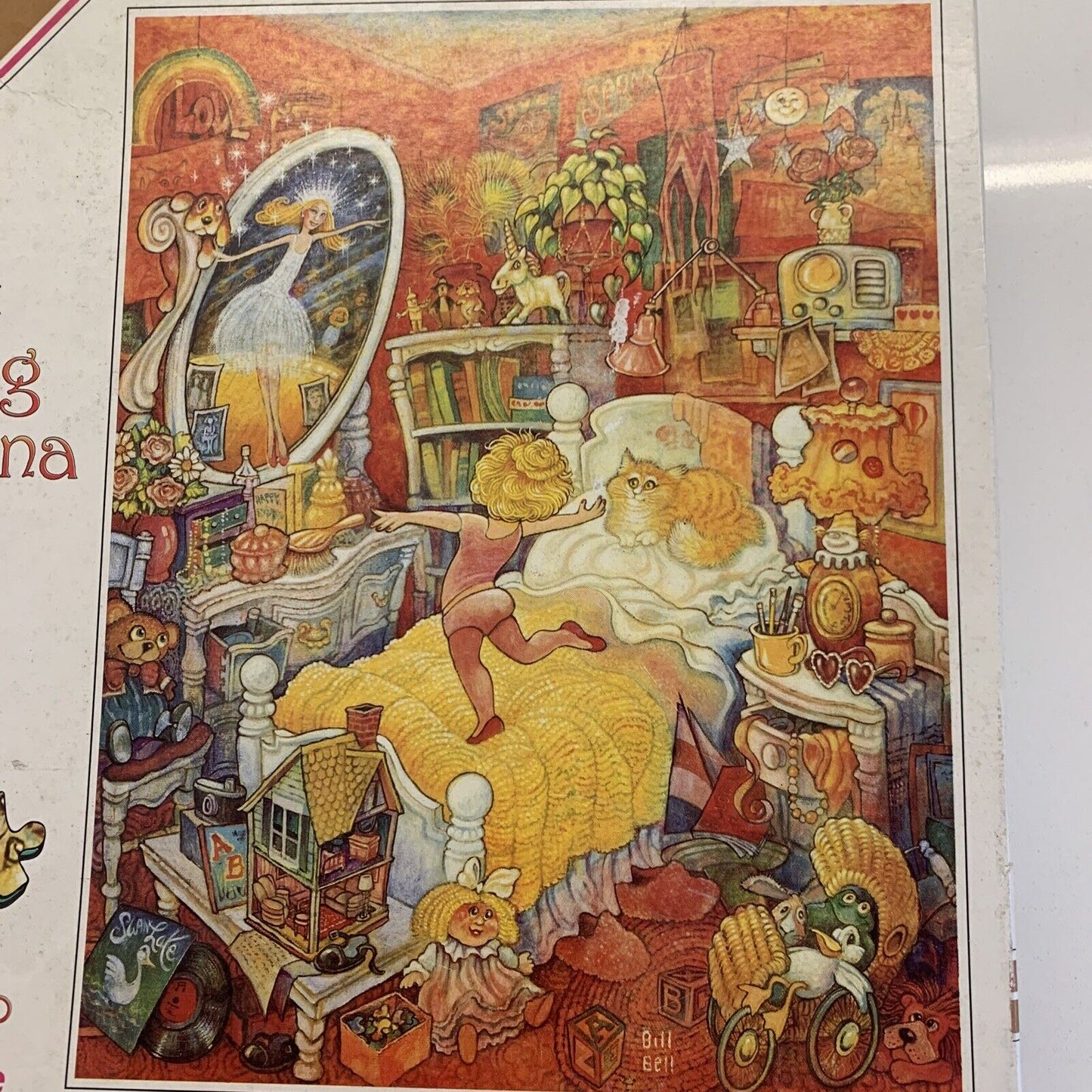 Jigsaw Puzzle FALCON DE LUXE 850 PC Young BALLERINA Bill Bell Sealed Pieces New