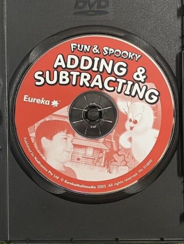 PC Game EUREKA Fun & Spooky Adding & Subtracting Ages 5-9 EDUCATIONAL Win Mac
