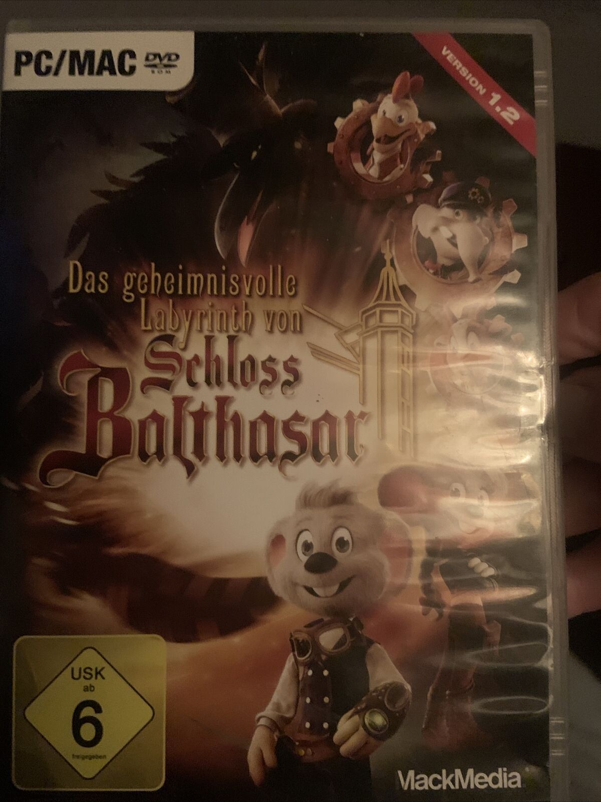 PC Mac Das geheimnisvolle Labyrinth von Schloss Balthasar 2015 DVD Europa Park