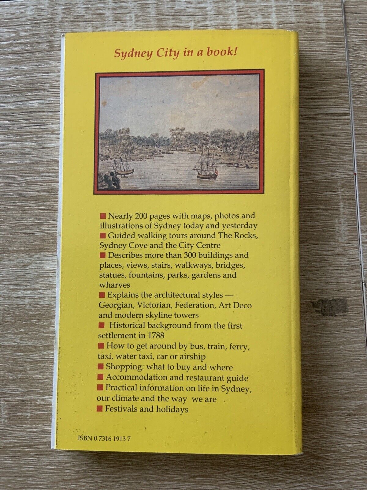 PB Smith's Guide SYDNEY CITY Keith & Irene Smith Elaine Norling 1988 186 page