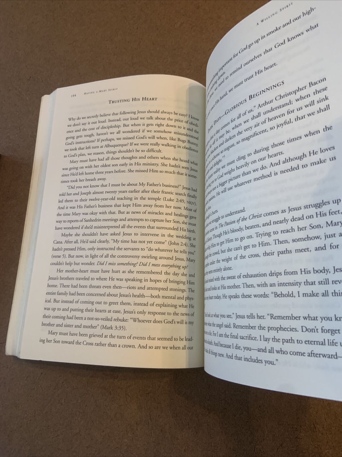 PB Book HAVING A MARY SPIRIT Allowing God To Change Us Joanna WEAVER Inscribed